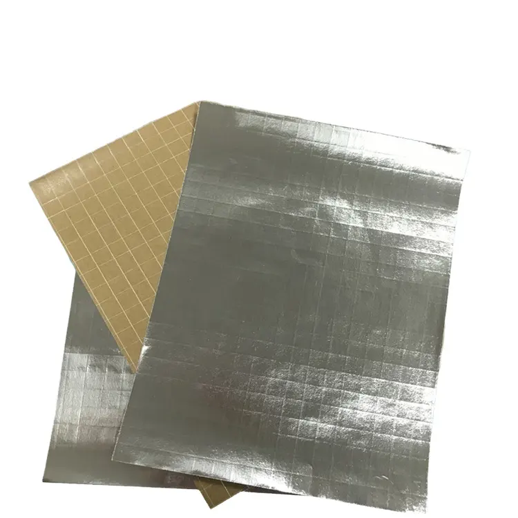 Isolation thermique d'excellente qualité rouleau de papier d'aluminium à 3 voies pour isolation en laine de roche