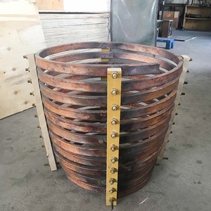 Four à fusion de métaux IRIS 380V, four à induction à moyenne fréquence pour l'acier/l'or/l'aluminium avec dispositif de coulée - Product Image 5