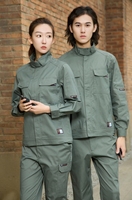 Vêtements de travail résistants aux déchirures, durables, chemise de travail à col, veste, pantalon, uniforme, fabricant, logo personnalisé avec échantillon