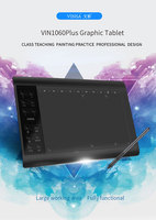 Tablette graphique Vinsa 1060 Plus 10'' * 6'' la plus vendue pour ordinateur, pour les designers