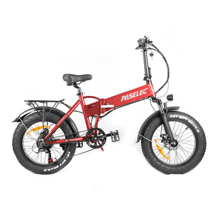 PASELEC <b>Electric</b> Folding Bike 20 Inch Fat Tire 500W Brushless Motor 500w <b>electric</b> bike Disc Brakes 7 Speed - Product Image 3