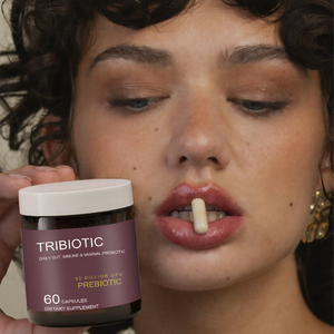Complément Probiotique pour Femmes OEM TRIBIOTIC, Capsules de Probiotiques 50 Milliards d'UFC, Soutien Quotidien pour l'Immunité Intestinale, la Beauté et la Santé Vaginale, Prébiotique, 60 Comprimés - Product Image 4
