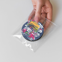 Autocollant personnalisé en vinyle imperméable avec logo d'entreprise, impression de dessins animés, découpe individuelle, autocollant holographique à paillettes