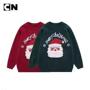 Suéter con Certificación GRS, Fabricante de Suéteres, Venta al por Mayor, Suéter Navideño Informal de Algodón y Poliéster Personalizado para Hombre - Product Image 4