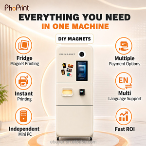 <span class=keywords><strong>Borne</strong></span> d'<span class=keywords><strong>impression</strong></span> d'aimants de réfrigérateur intelligents, machine à souvenirs personnalisés, terminal de paiement par carte bancaire - Product Image 4