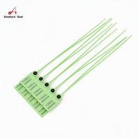 Asialock A-027 300mm 165N Zugfestigkeit Einweg-Polypropylen Metallclips Kunststoffsiegel