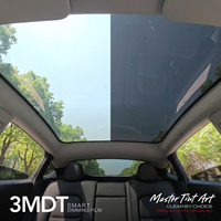 Película Inteligente Astrace MT35 de Lujo para Ventanas de Auto, Tinte Conmutable, 3MDT, Techo Solar, 10mil de Grosor, 99% de Rechazo de Rayos UV, Alto Rechazo de Infrarrojos, 60% Negro