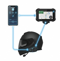 Unidad de Navegación HD Impermeable con Pantalla Extraíble de 5 Pulgadas, Multimedia Inalámbrica CarPlay para Motocicleta y Automóvil