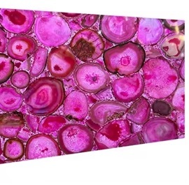 ท็อปโต๊ะอาหารหินอาเกตสีชมพูทรงสี่เหลี่ยมผืนผ้า แบบสั่งทำพิเศษ สไตล์โมเดิร์นกลางศตวรรษ สำหรับเคาน์เตอร์ครัว เฟอร์นิเจอร์ตกแต่งขายส่ง - Product Image 3