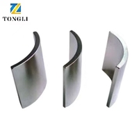 Premium N52UH segmen busur Neodymium Magnet langka bumi NdFeB melengkung suhu tinggi lembar Generator Motor permanen