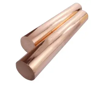 Ventas directas de fábrica Alta calidad C11000 C101 diámetro 2-90mm varilla de cobre redonda 99.9% cobre puro