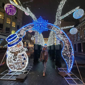 Lumière LED en forme d'arche personnalisée, étanche IP65, pour décorations de Noël et de mariage intérieures et extérieures - Product Image 5