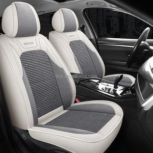 Housses de siège auto en soie glacée premium, ensemble complet pour <span class=keywords><strong>Renault</strong></span> Clio <span class=keywords><strong>Captur</strong></span> Kadjar, ventilées, anti-décoloration, durables, pour 5 sièges, pièces intérieures auto - Product Image 1