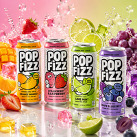 OEM Private Label Aangepaste Premix Geblikte RTD Alcoholische Drank Fruit Whisky Vodka Alcoholische Jelly Sprankelende Sirop Cocktail Drank