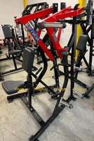 Équipement de gymnastique à rangée basse latérale, équipement de fitness pour entraînement de force chargée par plaque, machine iso-latérale à rangée basse