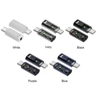 Adaptador de Audio USB Tipo C a 3.5mm, Adaptador Auxiliar Tipo C a 3.5mm para Auriculares, Compatible con iPhone 15, Samsung Galaxy S24, S23 Ultra