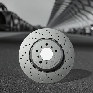 5105514AA Gebohrte und geschlitzte belüftete Vorderrad bremsscheibe Bremsscheibe sätze 294mm Kein Staub und langlebig für Chrysler - Product Image 6