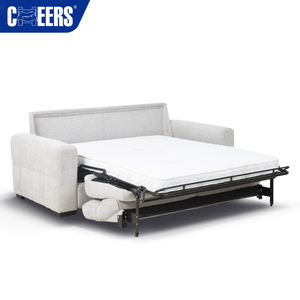 Sofá Cama Convertible Moderno de Metal MANWAH CHEERS <span class=keywords><strong>con</strong></span> Colchón Extraíble para Sala de Estar, Dormitorio, Hotel y Espacios Pequeños - Product Image 3