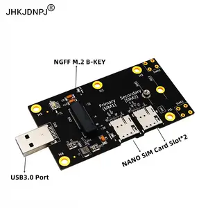 3.0 USB a NGFF M.2 B-key LTE/4G/5G modulo adattatore convertitore con doppia Slot NANO SIM card per modulo 3G/4G/5G