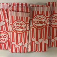 Sacs en papier kraft avec logo personnalisé pour pop-corn au détail dans les supermarchés Vente en gros