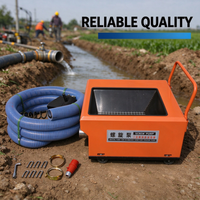 Pompe à béton mobile mini la plus populaire, machine de transfert de mortier électrique portable pour les travaux de plâtrage sur chantier