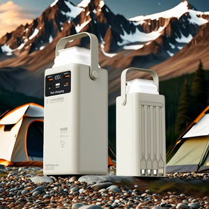 Lámpara de Camping para Exteriores, Banco de Energía de Carga Rápida de 200000mAh y 120W con Cable Integrado para Uso en Exteriores - Product Image 2