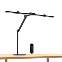 Lámpara de escritorio LED con junta giratoria Cuidado de los ojos Lámpara de mesa plegable ajustable Lámpara de escritorio Abrazadera LED