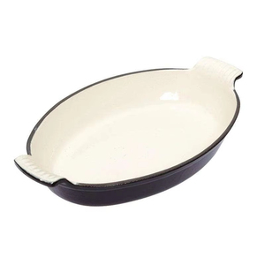 مقلاة تحميص مطلية بالمينا من الحديد الزهر بسعر المصنع ، مقلاة خبز على شكل سمكة - Product Image 5