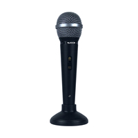 Microphone filaire dynamique professionnel micro oké de Studio cardioïde portable pour la communication vocale matière plastique Durable