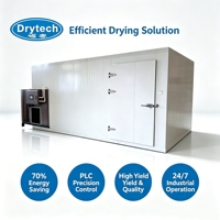 Pengering Pompa Panas Hemat Energi Produktivitas Tinggi Drytech dengan PLC untuk Dehidrasi Bunga