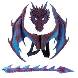 <span class=keywords><strong>Costume</strong></span> d'aile de <span class=keywords><strong>dragon</strong></span> pour enfants ensemble de masque de queue de dinosaure Cosplay enfants <span class=keywords><strong>Costume</strong></span> de <span class=keywords><strong>dragon</strong></span> d'halloween - Product Image 5