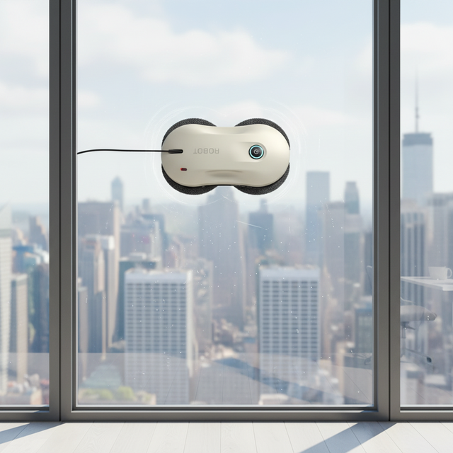 Ecovax Window Cleaner Machine Window Cleaning Robot Automatic Electric Window Cleaner Robot Limpiacristale Fensterputzroboter