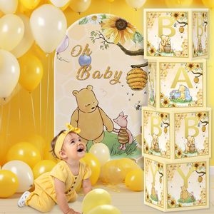 Di fascia alta <span class=keywords><strong>da</strong></span> 30cm con stampa Winnie per scatola a sorpresa transfrontaliera per bambini e famiglia decorazione per festa di compleanno puntelli fotografici per alimenti zuccherati - Product Image 4
