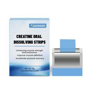 Ausreson Creatina Monoidrato in Strisce Orale a Scioglimento Rapido, Integratore di Fibre Alimentari, Creatina in Film Orale a Scioglimento Veloce - Product Image 3