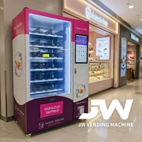 Distributeur automatique de boissons 24h/24 (bière, vin, soda, eau pétillante) avec écran tactile 22'' et compresseur SDK pour hôtels, bars et centres commerciaux