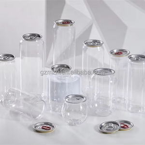 202 # 250毫升330毫升500毫升650毫升透明透明咖啡瓶塑料杯宠物塑料汽水罐 - Product Image 4