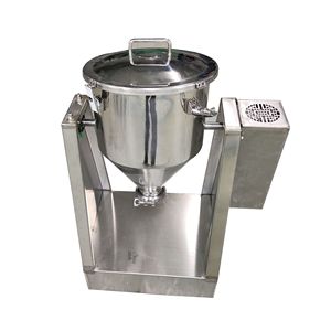 Mélangeur à tambour en acier inoxydable 1 kW, équipement vertical de mélange de poudres pour usage en laboratoire, matériau SUS304, faible niveau sonore - Product Image 2