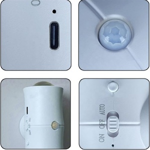 Smart RGB Color Changing Night <b>Light</b> Touch Control Wall Mounted Ambient Sconce <b>Wireless</b> Stick-on Lamp for Hallway Stairs - Product Image 6