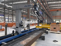 Robot de soldadura de 7 ejes de programación completamente automática para automatización de estructuras de acero, robot de soldadura sin enseñanza