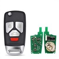 Clé télécommande universelle pliable KEYDIY KD B02 B27-3 NB27-3 pour Audi type A4 A4L A5 A6 A7 A8 Q5 Fabriquée en Chine