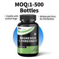 Capsules de L-Thréonate de Magnésium – Faible MOQ – Fabricant de Suppléments en Marque Blanche – Lancement Rapide – Personnalisation Flexible