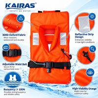 Gilet de flottabilité pour sports nautiques pour adultes, gilet réfléchissant en Oxford 300D pour la navigation de plaisance, la pêche, le kayak