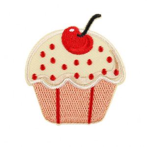 Parche bordado autoadhesivo con diseño de pastel, galleta, postre y comida, estilo 'Sweet Girl', para decoración de fundas de teléfono y bolsos - Product Image 4