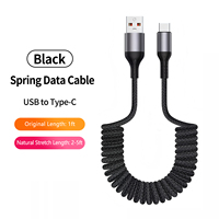 Câble USB-C vers USB-C de charge rapide 100W PD, conducteur en cuivre pur, design tressé pour CarPlay, iPhone, Android, Macbook (utilisation en voiture)
