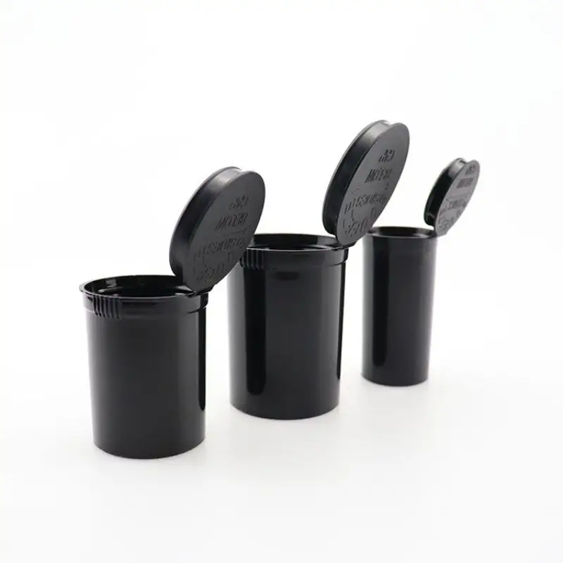 Custom Embossed Plastic Packaging Child-Proof Cone Filler Tube With Screw Lid Safe For Surface Handling