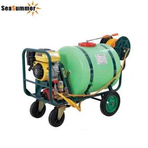 Seasummer 50L 100L 300L Trolley Type Agricultural Gasoline Engine Power Sprayer for Irrigating the fields