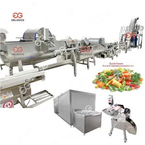 GELGOOG High Quality Air Blast Freezing Equipment Bed Quick Freeze Berry Vegetables Iqf Quick Freezer Machine