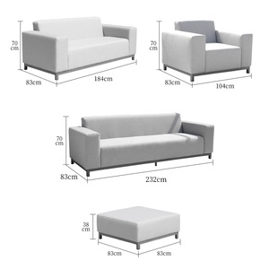 आधुनिक डिजाइन उच्च गुणवत्ता वाले वाटरप्रूफ आउटडोर सोफा सेक्शनल आंगन सेट होटल गार्डन फर्नीचर असबाब सोफा सोफे सोफे सोफे सोफे - Product Image 5