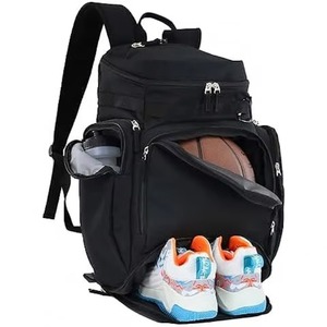 Sac à dos de basketball gratuit, grand sac de sport avec compartiment séparé pour ballon et chaussures, idéal pour le basketball, le football - Product Image 4