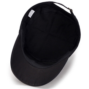 <b>Flat</b> Cap Men Canvas Black Washed Style Spring Autumn Outdoor Sunshade <b>Hat</b> - Product Image 4